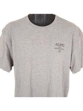 Alife T Shirt Mens Size Large Gray NYC Department Of Sh*t New York Streetwear